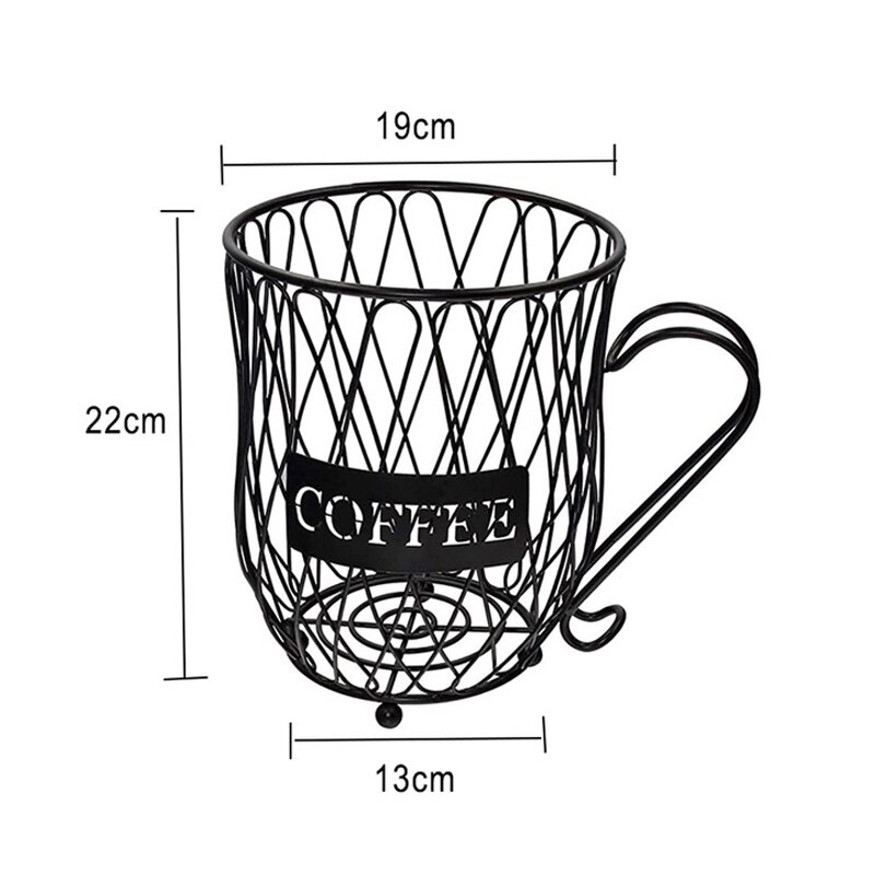 Nespresso kapselhållare kaffemugg cup keeper kaffekapselhållare förvaringskorg köksarrangör