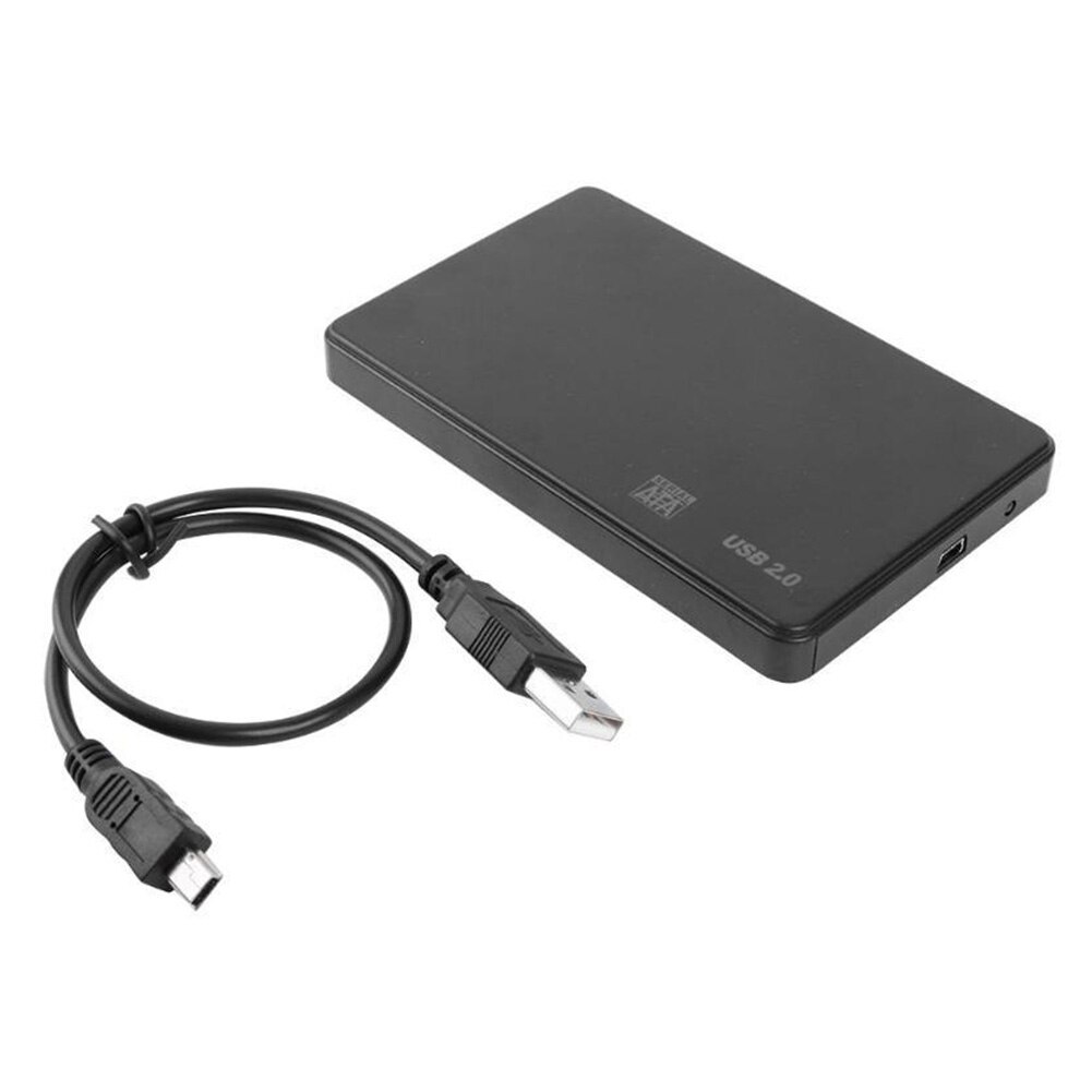 Plastic 3Tb Usb 2.0/3.0 Case Behuizing 2.5 Inch Sata Ssd Hdd Mobiele Doos: USB2.0