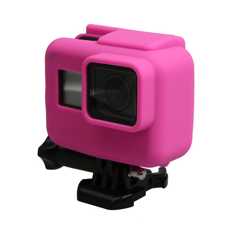 Anti-ripe silikon gel kamera beskyttende deksel skallhus for gopro hero 5 6 7 action kamera go pro tilbehør