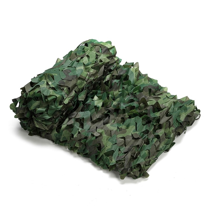 Tarnnetz Jagd Tarnnetz Autozelt Markise Schattennetz Schwarz Grün Blau Wald Tarnnetz 2X2M 2X5M 3X3m 3X5M: 3*4 Mt / Weiß