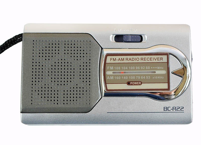 Mini Portable Radio Dual Band FM/AM Radio Pocket Radio with Built-in Speaker