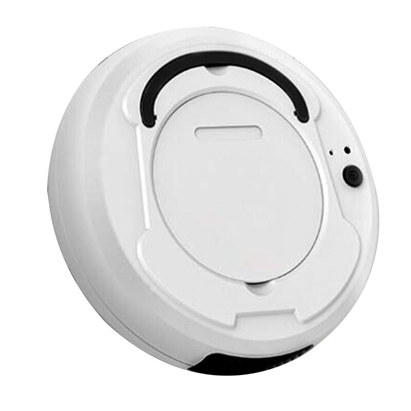 3 en 1 Robot aspirateur 1800Pa Rechargeable Auto intelligent balayage Robot sec humide balayage aspirateur intelligent sol nettoyeur: WHITE