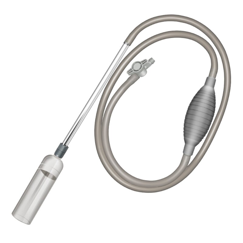 Home Aquarium Fish Tank Vacuum Water Changer Siphon Pump Manual Sand Gravel Cleaner Water Filter Strainer Cleaning Tool