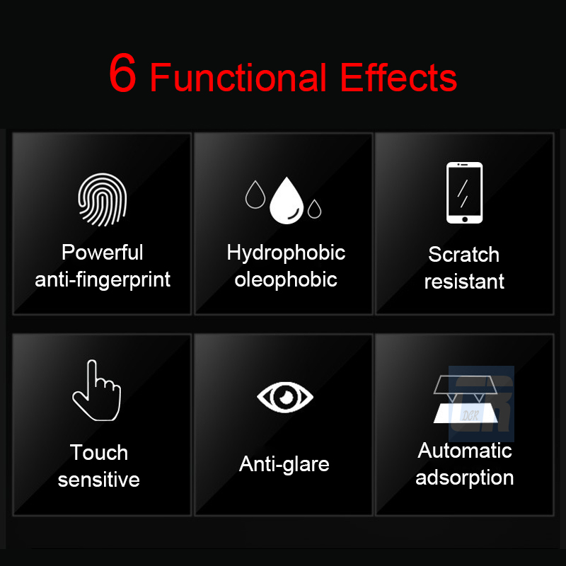 No Fingerprint Matte Frosted Tempered Glass for Xiaomi Redmi Note 10 11 9 6 7 8 Pro 9s 4X F1 M3 F3 Poco X3 Nfc Screen Protector