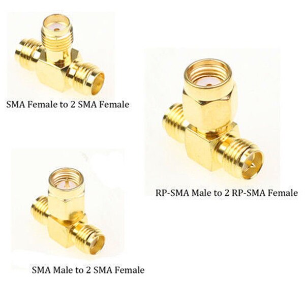 18 Pcs SMA Kits Connector Male Female Plug Antenna Converter Adapter Coax Set