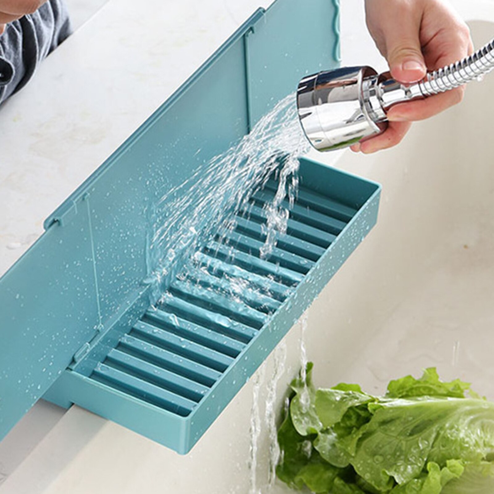 TSH Shop-Protector de salpicaduras de agua Premium para fregaderos de cocina, baño e Isla, 20 L x 5,3 W x 5,7 H pulgadas
