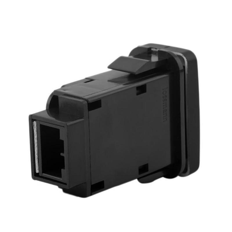 12-24V Car Reverse Camera Push Button Switch with Blue LED Indicator for Toyota