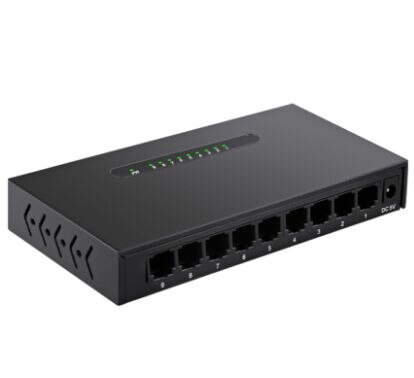 9-Poort RJ45 Switch Hub Lan 10/100 Mbps Full-Duplex Ethernet Desktop Netwerk Switch Eu Au Plug