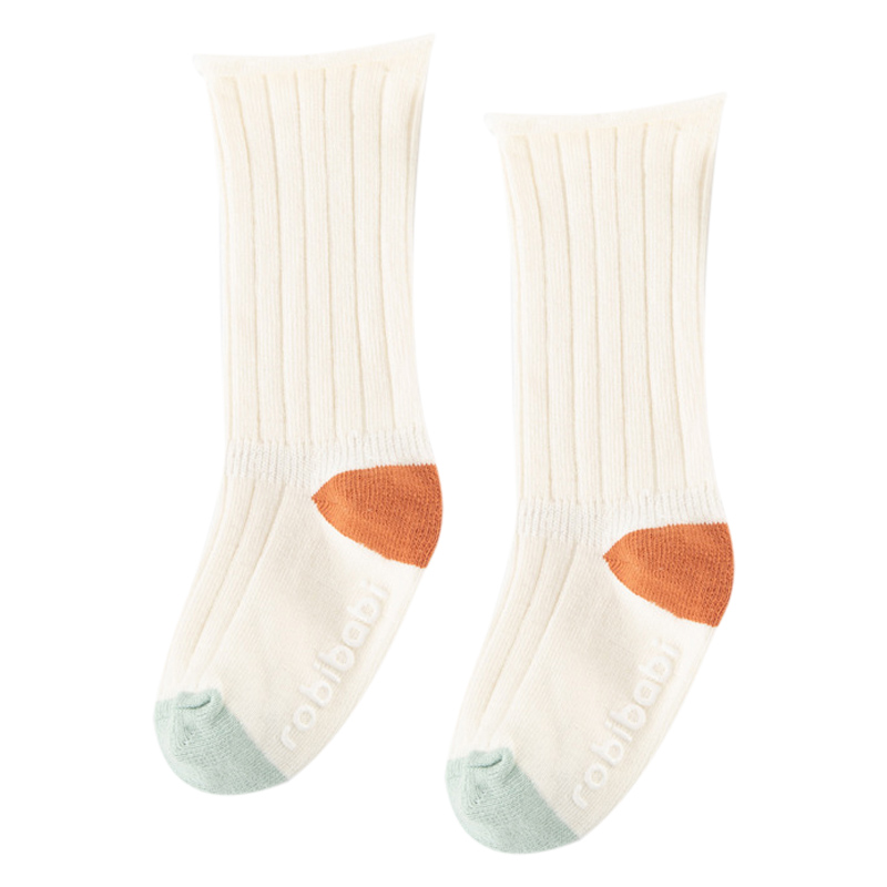 Baby Sokken Neonatale Herfst Katoen Stippen Plain Stripes Kids Meisjes Jongens Kinderen Sokken Voor 1-3 Jaar: W / 1T
