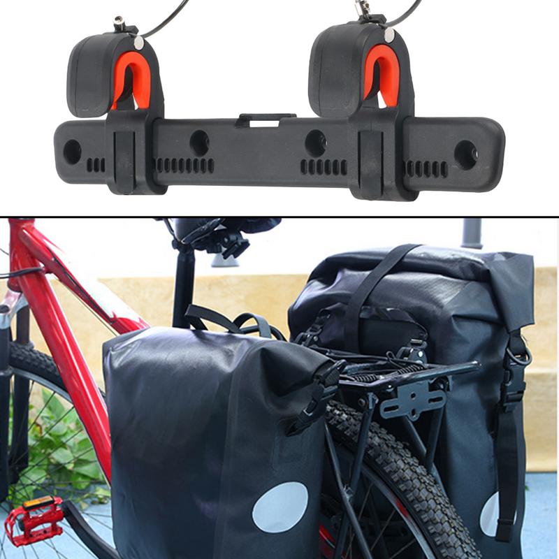 Hebilla para bolsa de bicicleta, soporte para sillín ajustable, Clip para bolsa para motocicletas, accesorios para portaequipajes para bicicletas y motocicletas