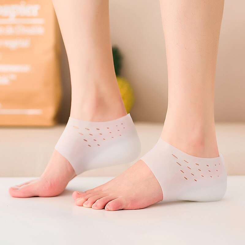 Solette invisibili in Silicone per altezza interna sollevamento aumento calzini protezione per piedi esterna cuscino per tallone uomo donna soletta nascosta