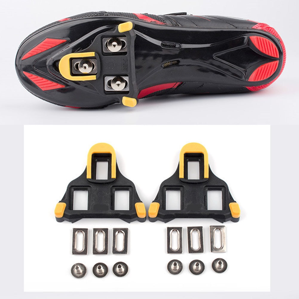 Vélo auto-verrouillage pédale taquet vélo de route chaussures crampons plaque de verrouillage attelle pour Shimano équitation attelle groupe serrure