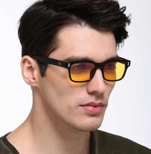 Hommes femmes bloqueur bloquant lunettes Ray lunettes Vision nocturne lunettes jaune Drivin ultime protection écran lunettes EY466