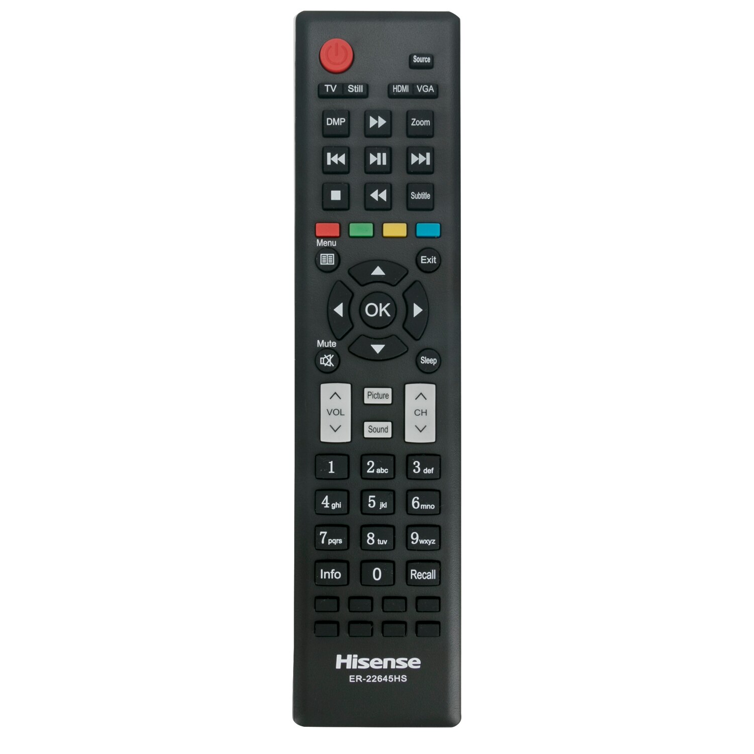 Original TV Remote Control ER-22645HS ER22645HS For Hisense LED TV LEDN50D36P 50D36P-N ER-22641HS