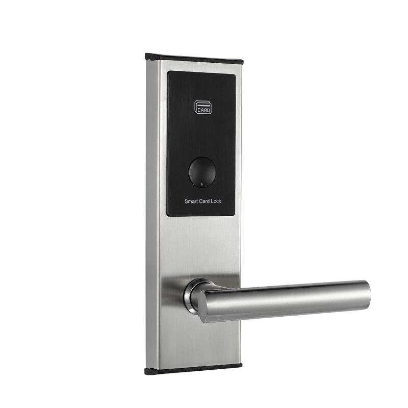 Jcsmarts electronic digital door lock with hotel room key card system: Sliver