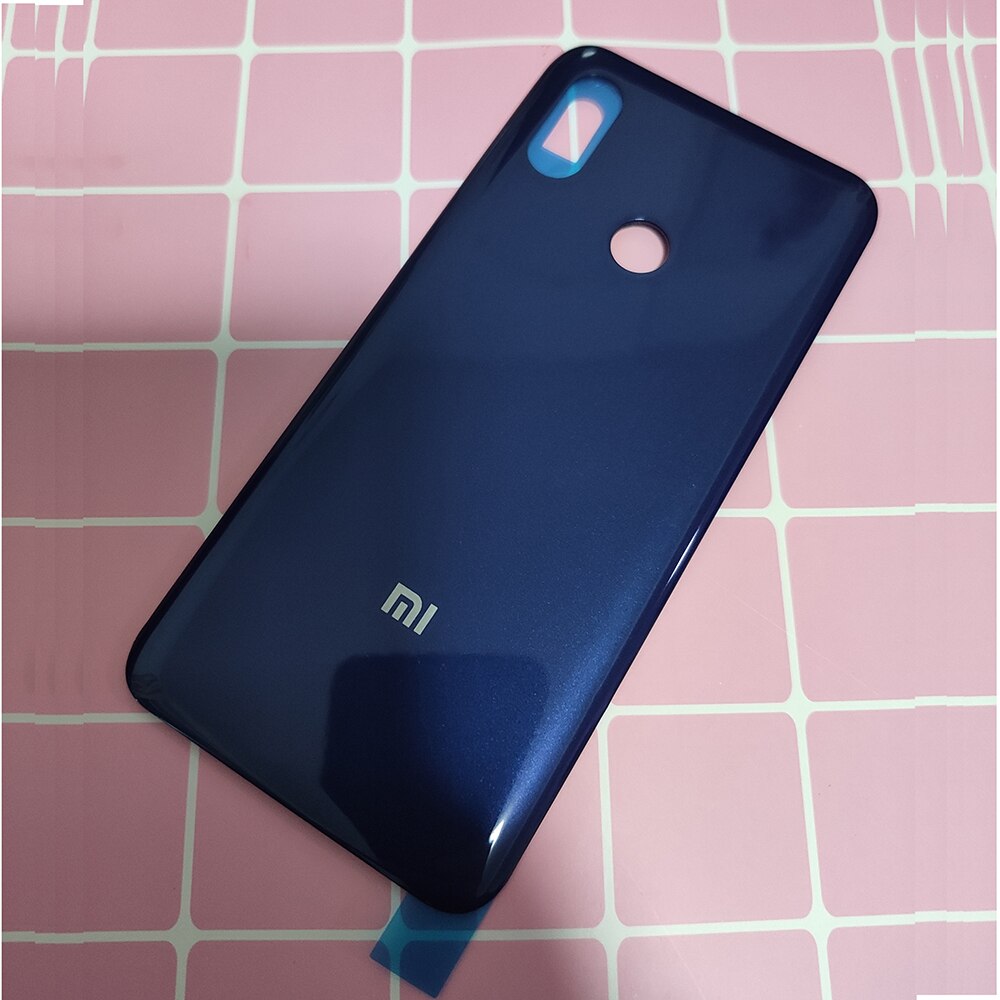 Plastic Back Case Behuizing Voor Voor Xiaomi Mi 8 Back Battery Cover Deur Vervanging Reparatie Onderdelen 3M Lijm voor Mi Mi8