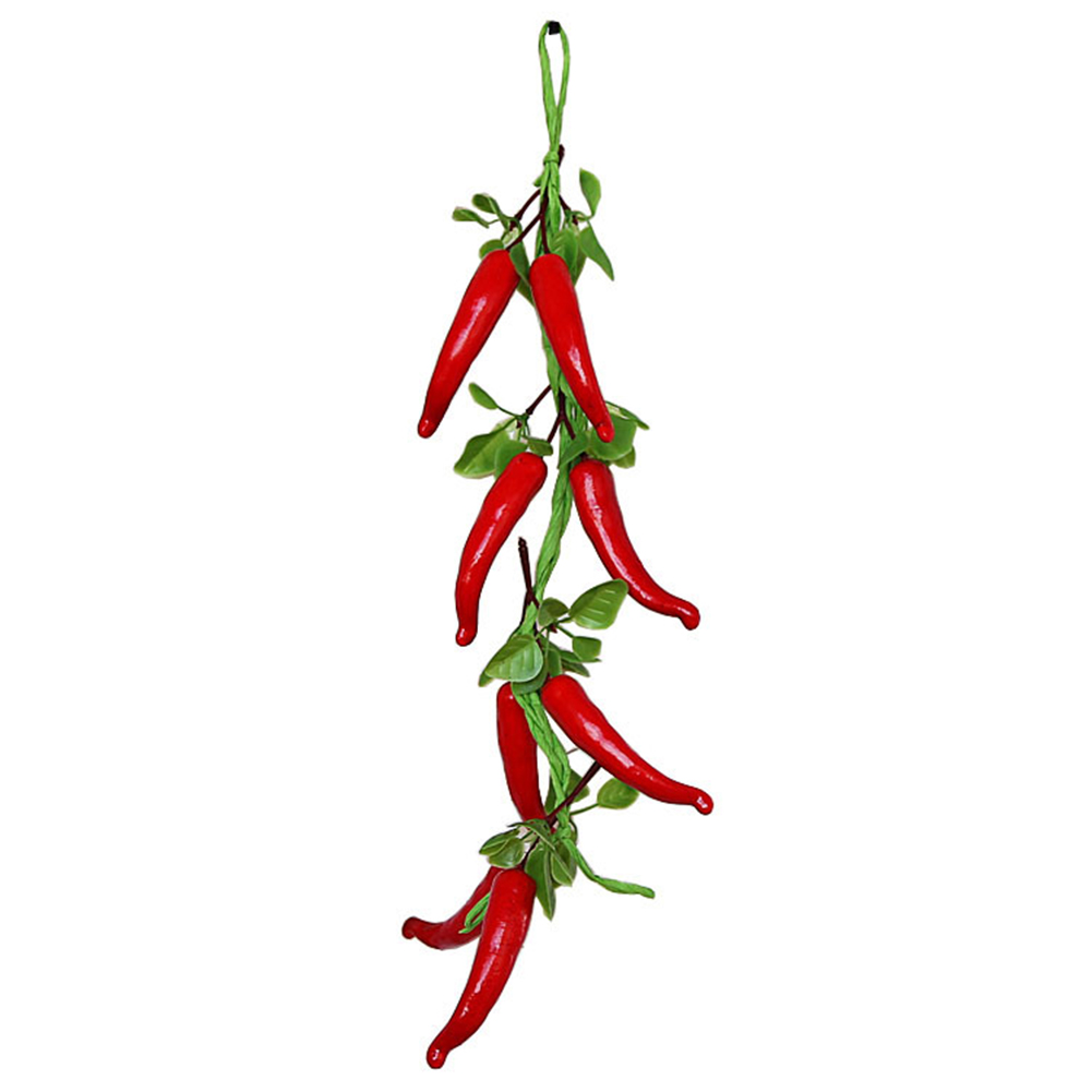 Simulación de patatas Chili cuerdas de fruta Artificial vegetal espuma modelo granja Hotel decoración del hogar fotografía Prop