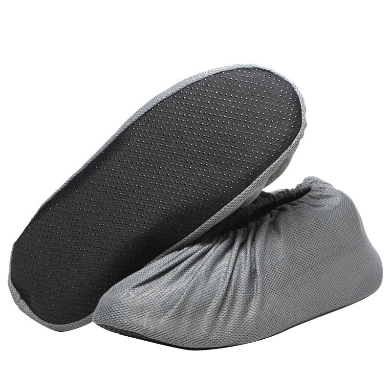Couvre-chaussures épais Non tissé réutilisable, couvre-chaussures lavables pour la maison, antidérapants, Non jetables, outils pour la famille des invités