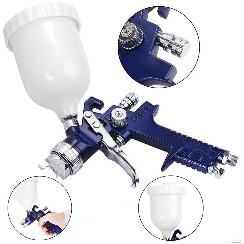 120ml HVLP Air Spray Gun Auto Paint Car Detail Base For Spraying High Basecoats Gravity Coat Clearcoats Coating Repair Visc D3N9