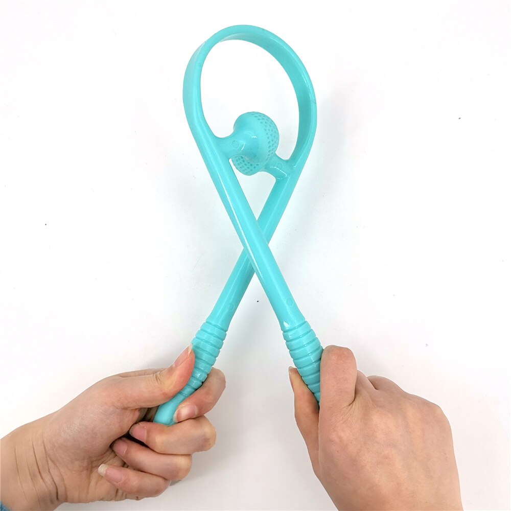 Neck Massage Tool Pressure Point Therapy Pressure Relieve Hand Roller Massage Neck Shoulder Dual Trigger Point Self Massager