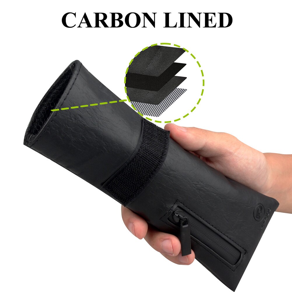 Smell Proof Travel Bag for Herbs Perfect Stash Bag Lined with Activated Carbon Deodorant Pack