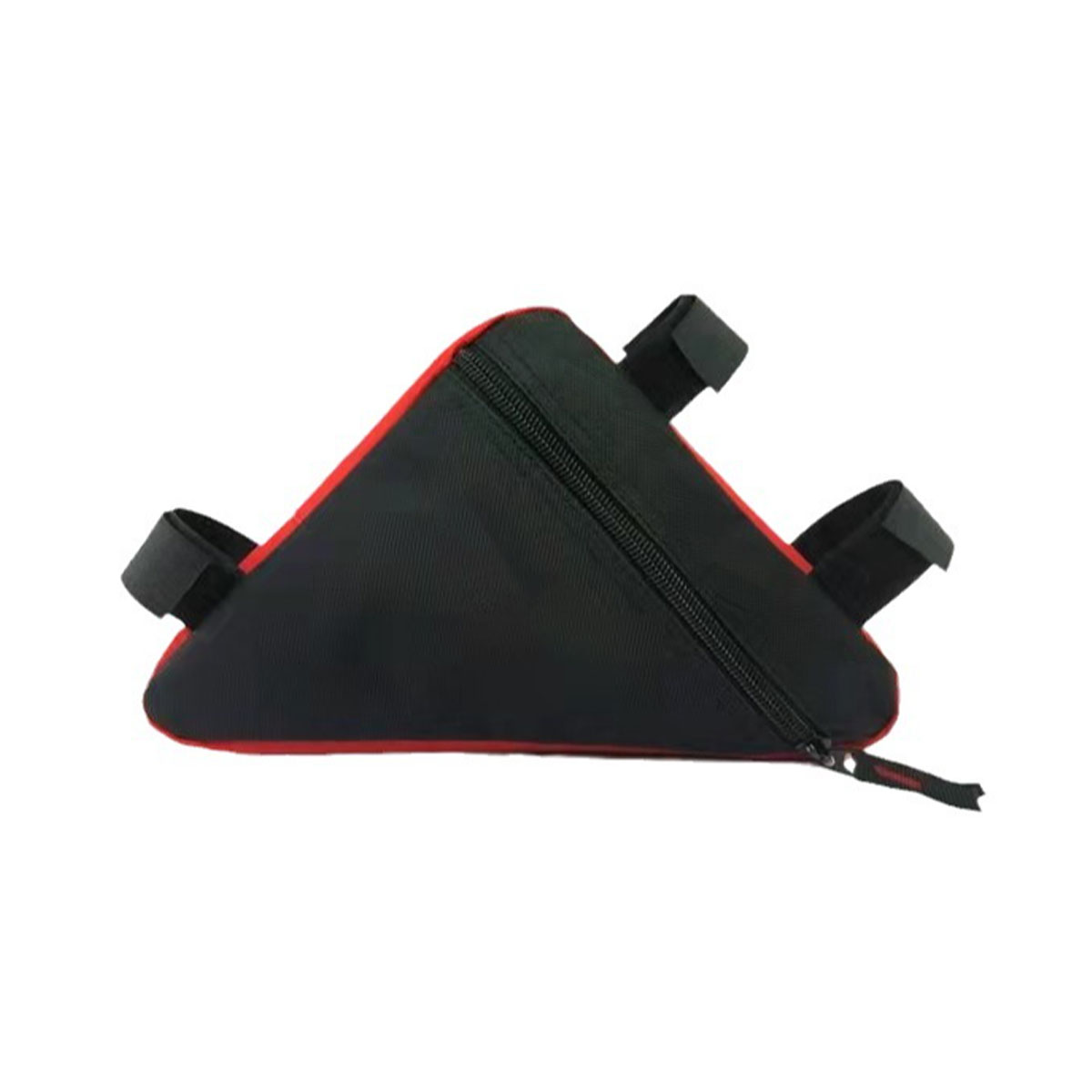 Paquete de herramientas triangulares para bicicleta, bolsa para SILLÍN de bicicleta de montaña, barra Horizontal de tubo superior, accesorios para bicicleta, 1 ud.: Rojo