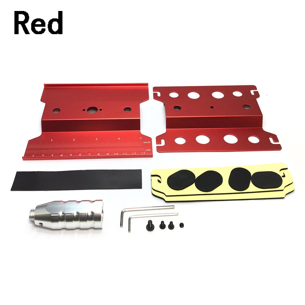 Verhooging Werk Stand Platform 360 Graden Draaien Reparatie Station Voor Rc 1/8 1/10 Arrma TRX-4 Axiale SCX10 Tamiya Hsp Auto: Red