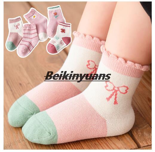 freundlicher socken Winter kleine gebrochene blume trommel freundlicher socken spitze Netz junge Baby mädchen socke freundlicher Winter Warme strumpf: 1 / Fit 3-5year