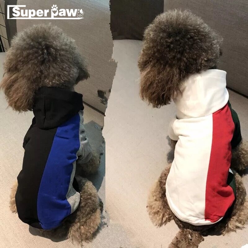 Mode Hond Kleren Huisdier Puppy Capuchon Coat Bulldog Schnauzer Chihuahua Jas voor Honden Katten Warme Kleding Pug Kostuum MLC01