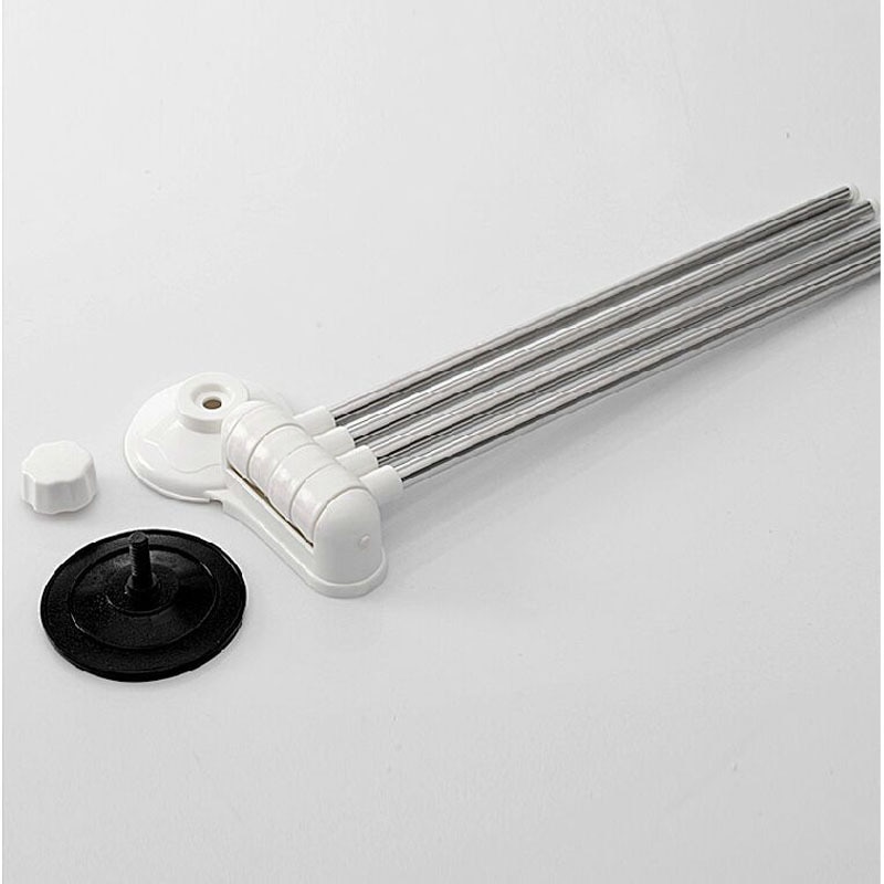 4 schwenken Riegel Klapp Bewegliche Bad Handtuch haken Zauberstab Badezimmer Handtuchhalter Gestell Schlecht Halfter KleiderbüGel