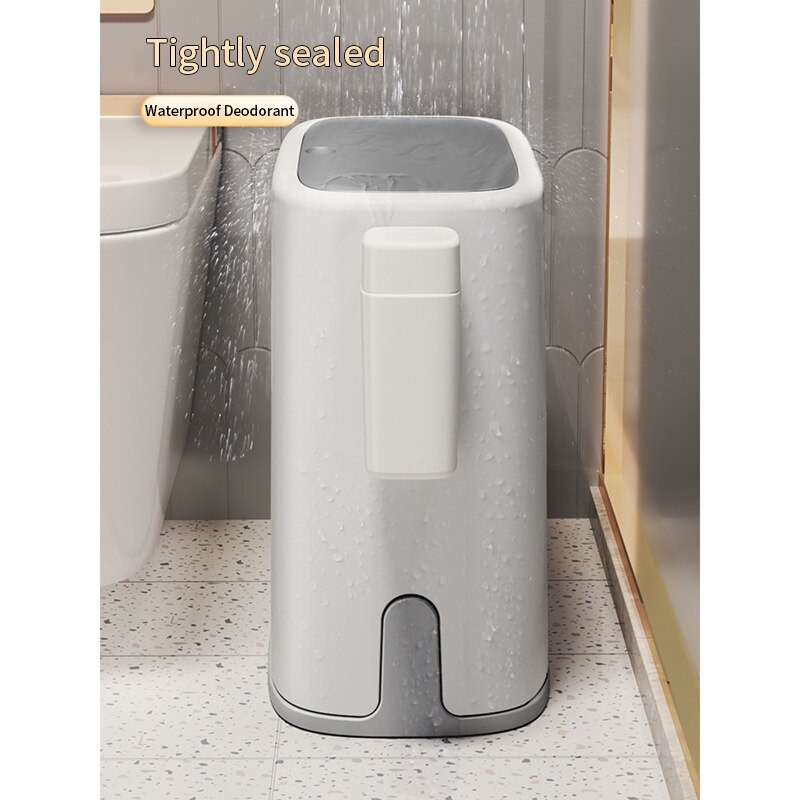 Joybos – poubelle de salle de bain, support de sac poubelle, bac à déchets de recyclage pour seau de cuisine, bac à poussière de Type presse à fissures