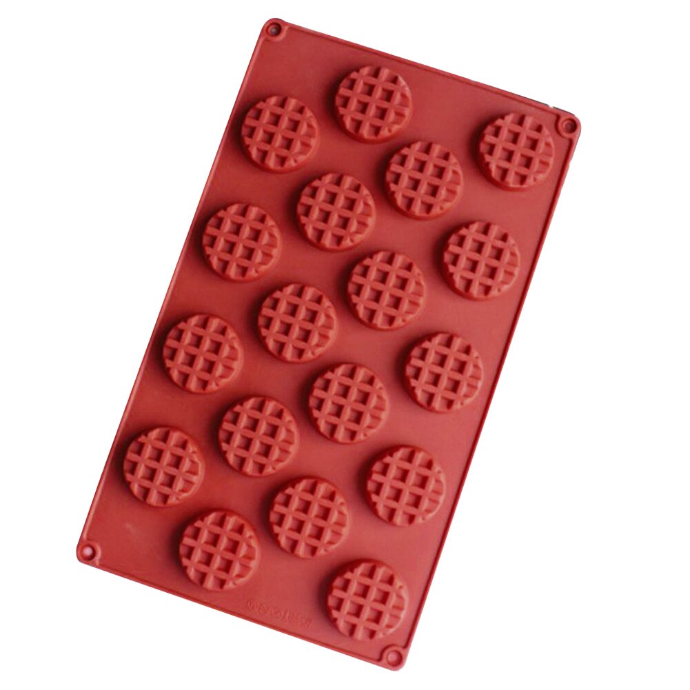 2Pcs 18-Cavity Waffle Molds Silicone Cake Mold DIY Waffle Maker Chocolate Biscuit Baking Tool waffle maker формы для выпечки: Default Title
