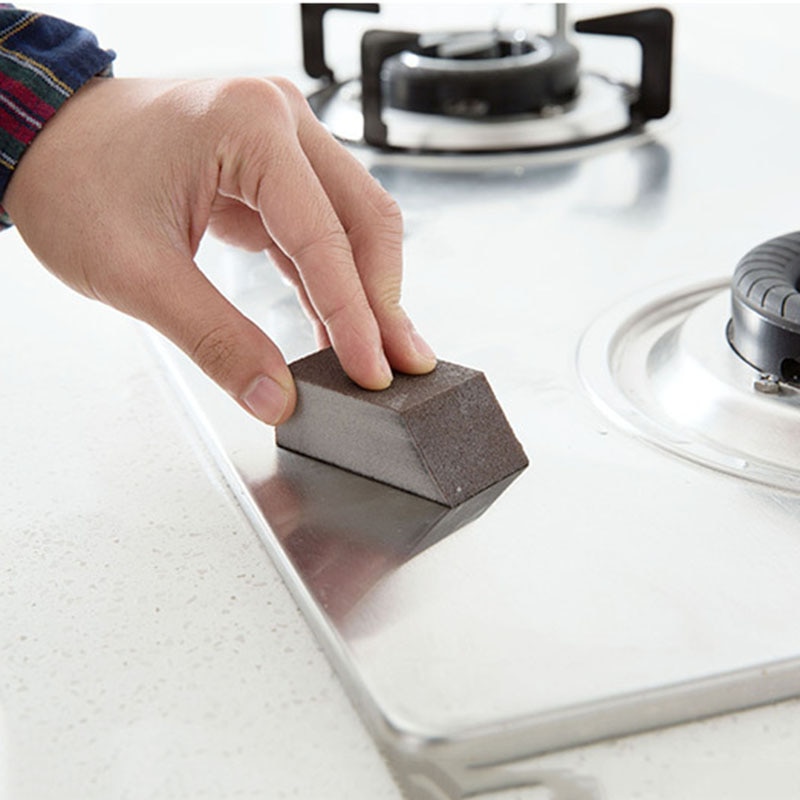 Borrador de esponja mágico para eliminar el óxido Limpieza de algodón esmeril esponja de melamina suministros de cocina descalcificación limpiar GHMY
