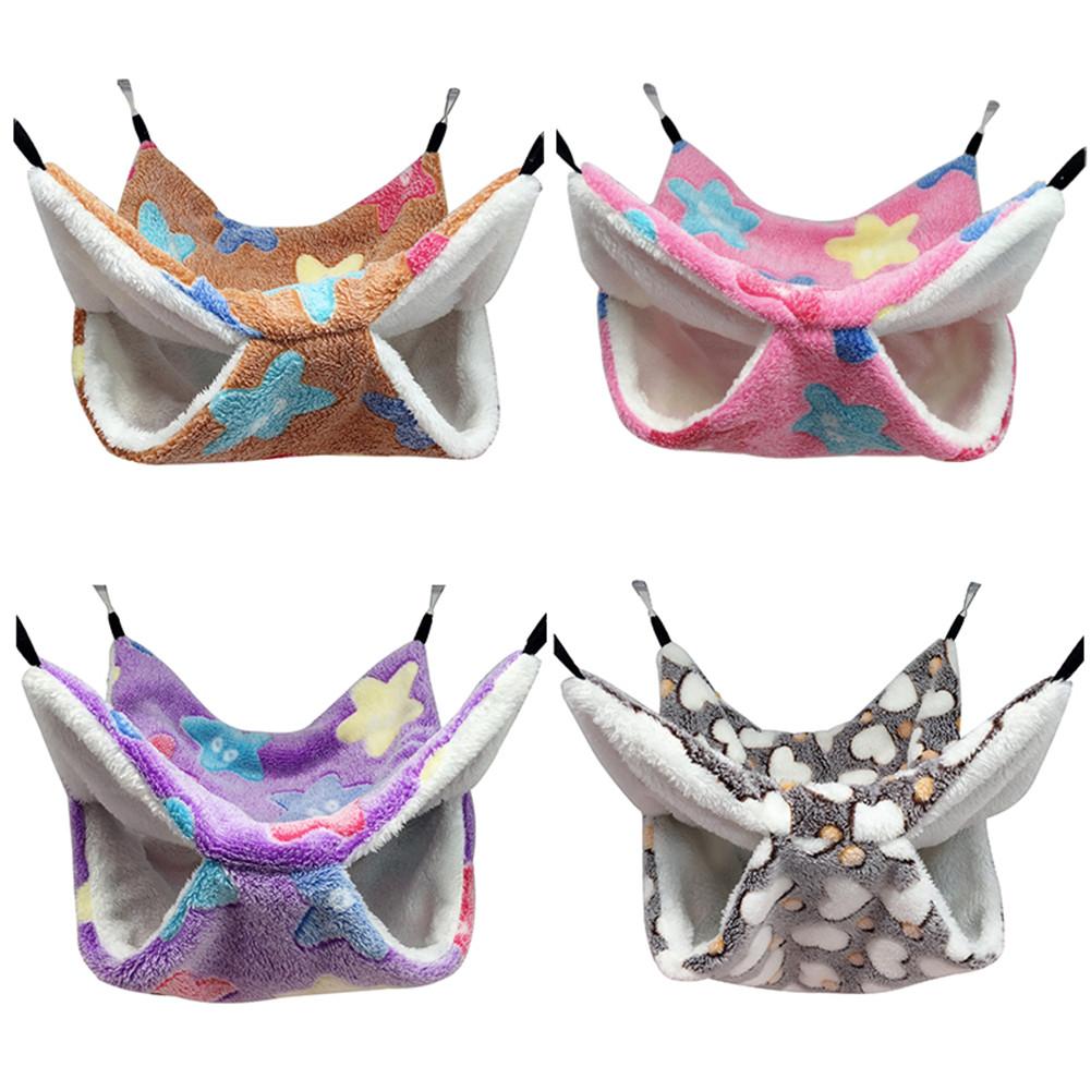 Huisdier Hangmat Hamster Hangmat Dubbele Laag Opknoping Bed Nest Voor Kat Muis Hamster Eekhoorn Voor Hamster Huisdieren Benodigdheden