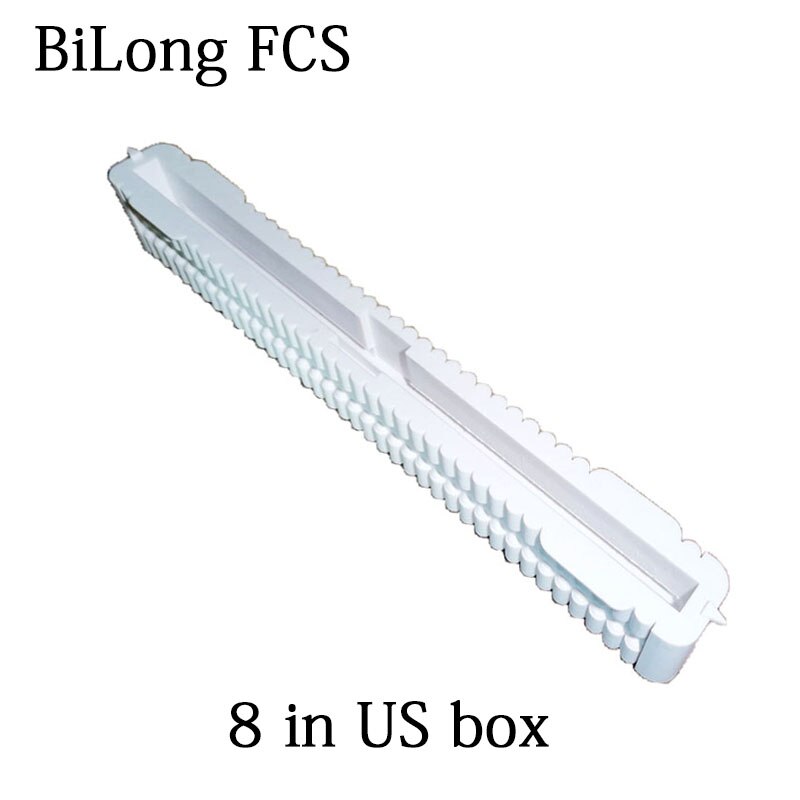 Factory Direct 8 Inch Zwart Enkele Surfplank Fin Doos Professionele Surfplank Accessoires Longboard Surf Kiel Doos Fin Doos: WHITE