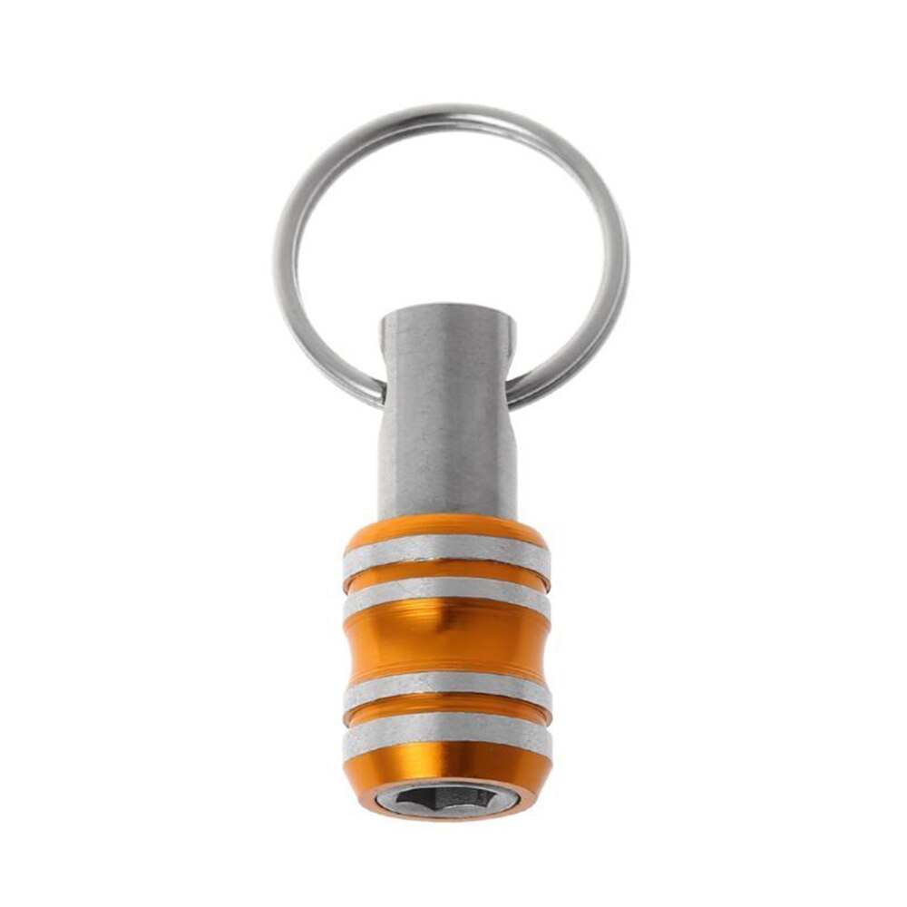 1/4 '' sexkantsskaft snabbkoppling nyckelring skruvmejsel bits hållare magnetisera huvud snabbbyte nyckelring nyckelring nyckelring