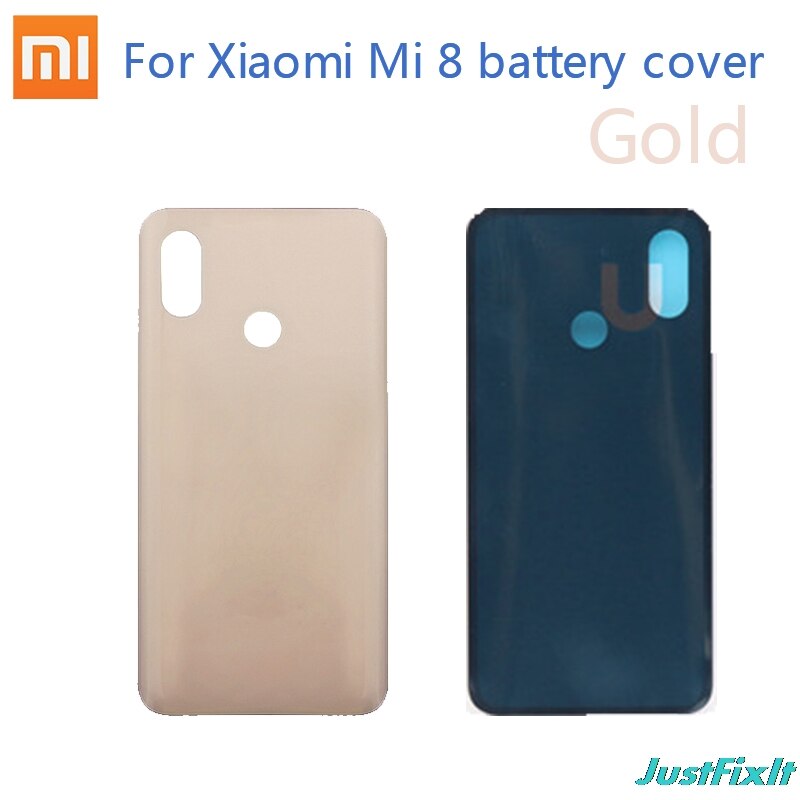 Originele Batterij Cover Voor Xiao Mi Mi 8 Back Glass Cover Back Door Vervanging Voor Mi 8 Batterij Cover Case, achter Behuizing Cover
