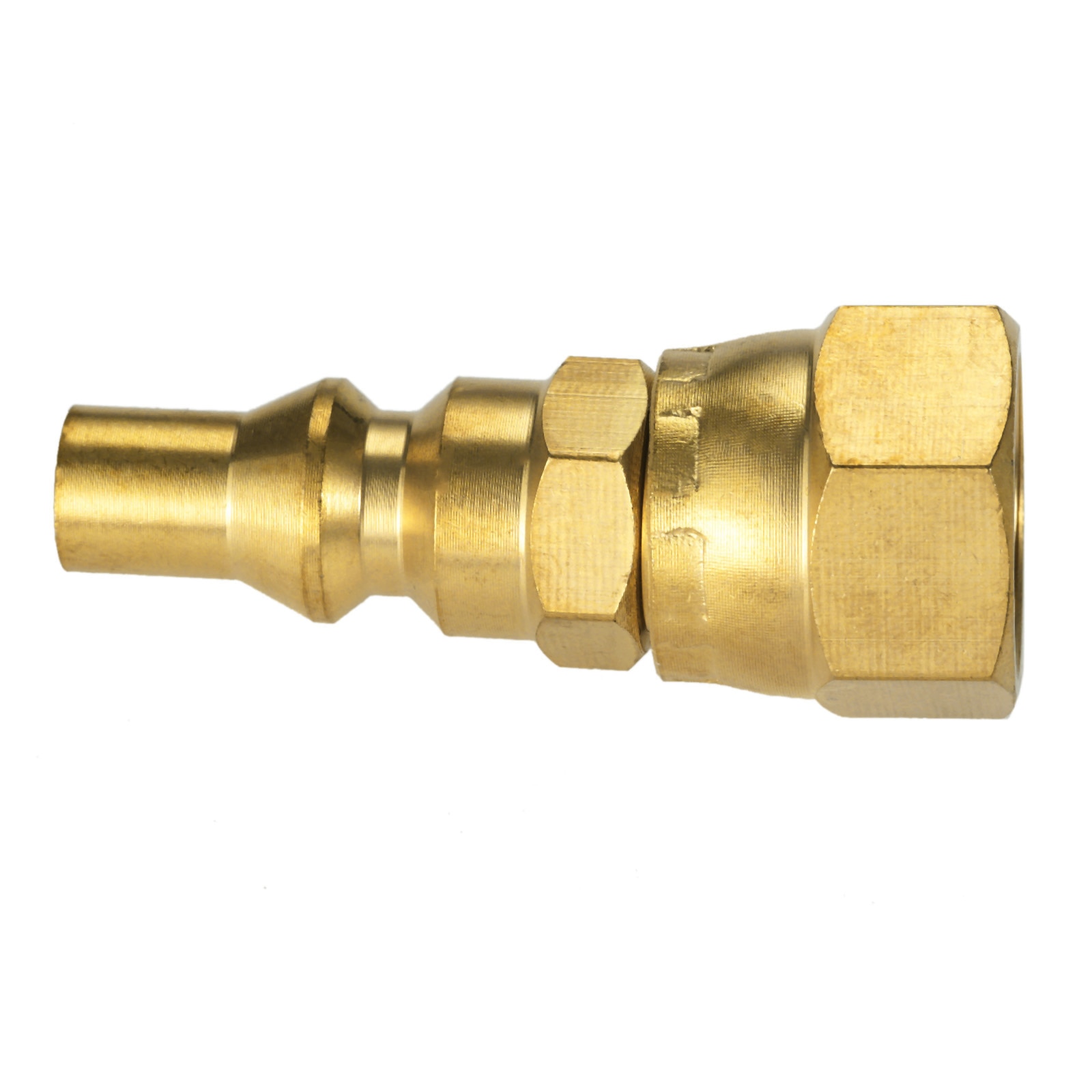 1pc Propane RV Quick-Connector Gas BBQ Grill Heater Brass 1/4" Plug Connect 3/8" Female Flare Connector Hook Low Pressure Stove