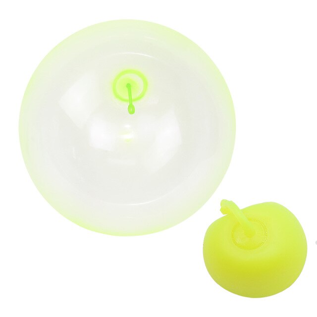 S M L Size Children Outdoor Bubble Ball Air Water Filled Balloon Summer Beach Toy Fun Party Game For Kids: S 40cm Lemon yellow