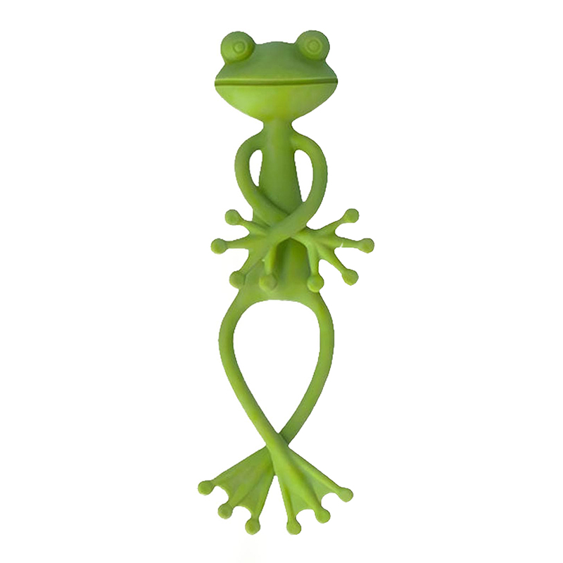Support pour plantes grenouille, Pot de fleur de grenouille mignon, Clips de fixation pour plantes grimpantes, branche grimpante de jardin, décor sur piquet de planteur: Beige