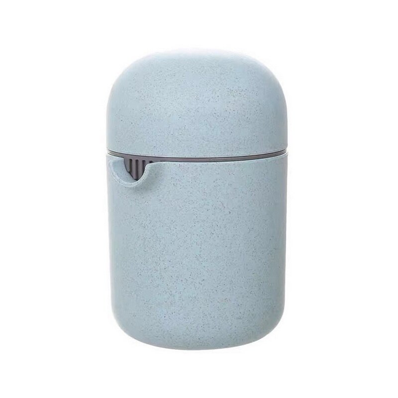 Mini hånd juicer sitrus appelsin presse glid rotasjon trykk antiskli reamer for sitron lime grapefrukt liten husholdningspresser: Blå
