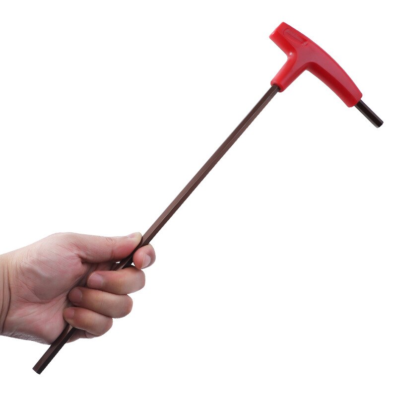 3/4/5/6/8mm Flat Head Hex Key Allen Wrench Hand Tool Universal T-Handle Hex Key Wrench Quick Snap Adapter FlatEnd Wrench Spanner
