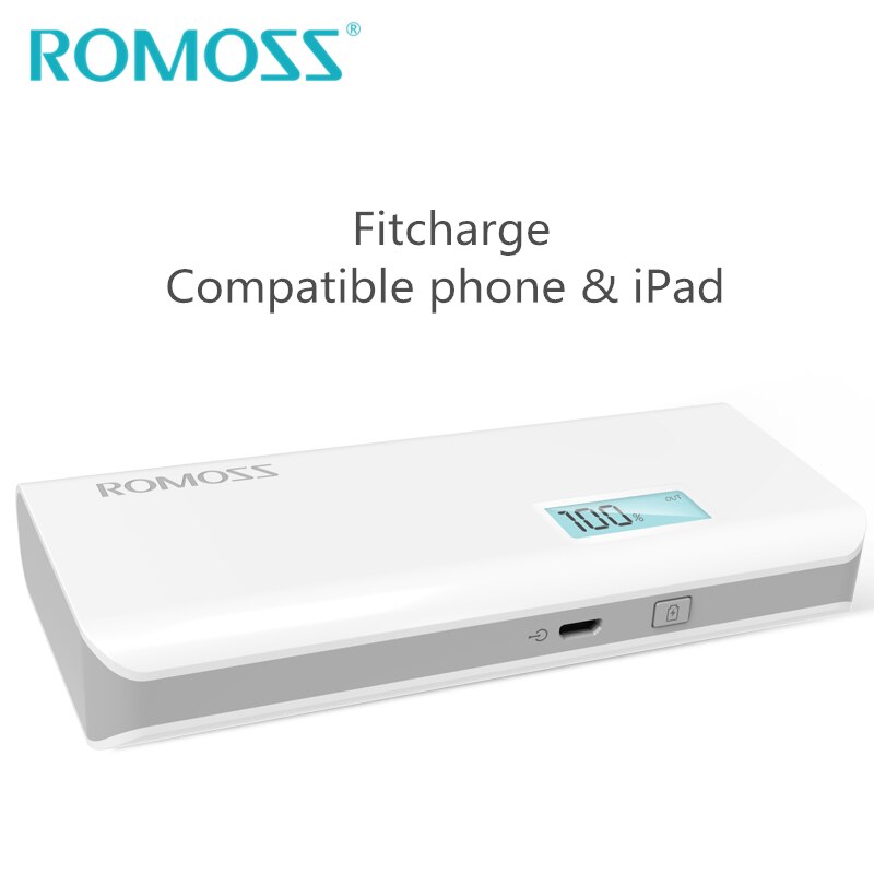 ROMOSS Senso 4 Più 10000mAh Accumulatori E Caricabatterie Di Riserva di Sostegno Esterna 18650 Powerbank batteria di Potere del Caricatore 2 USB di USCITA