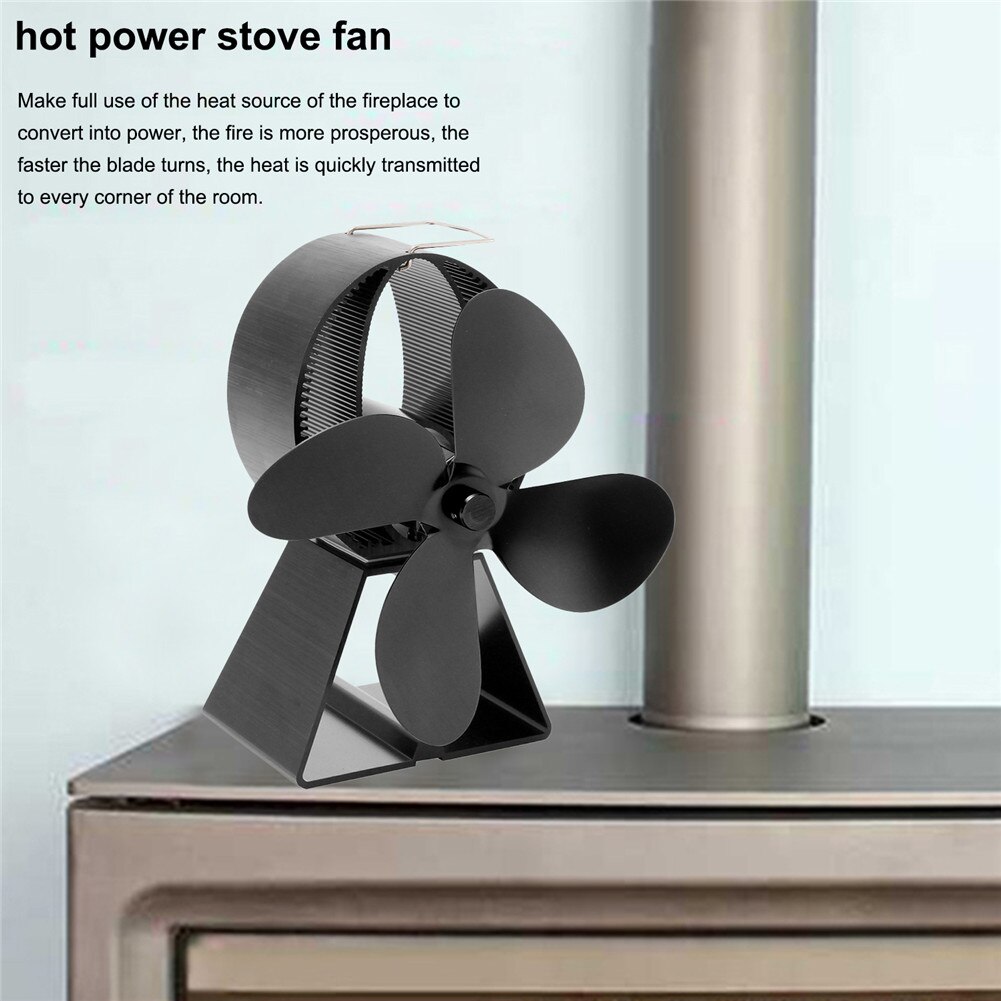 Mini Haard Kachel Fan Home Efficiënte Warmte Aangedreven Hout Brander Eco Fan Voor Houten/Log Brander/Fire