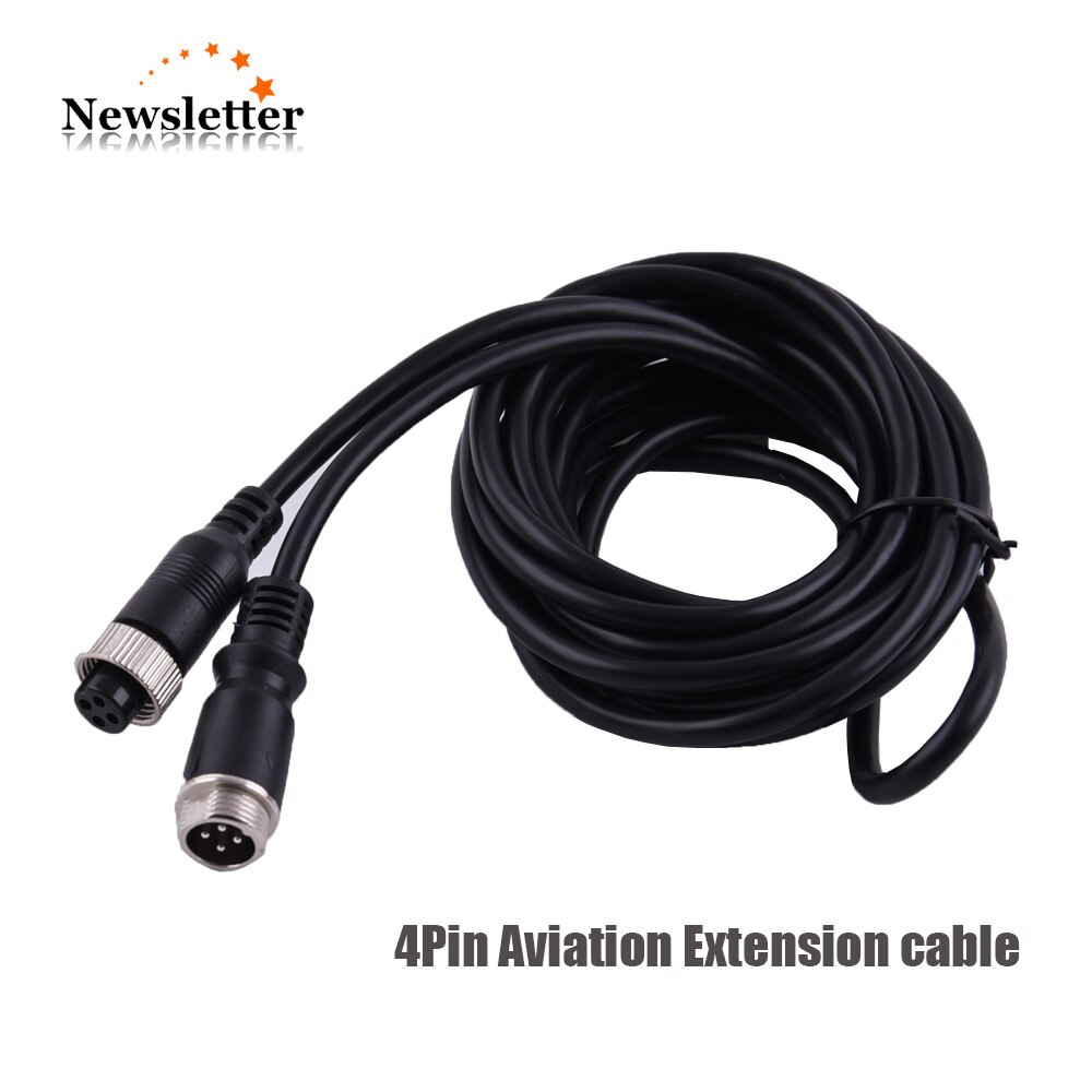 4 Pin Female Aviation Connector Extension Wire 5m Connection Cable