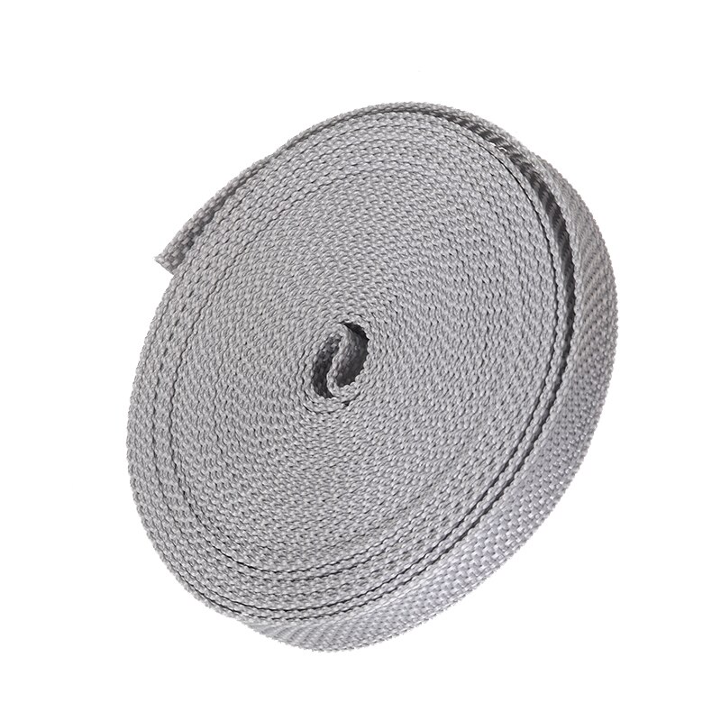 5M Roller Shutter Strap Gray 14mm Wide Webbing DIY Replacement For Winder Box Cable Holder Cord Protecting Cable Organizer