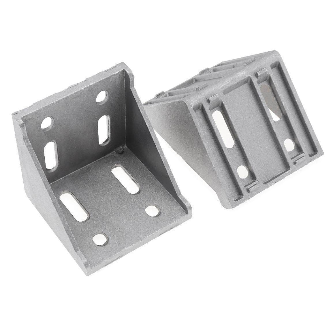8080 Aluminum Corner L Shape Right Angle Support Connector Extrusion Industrial Aluminum Profile