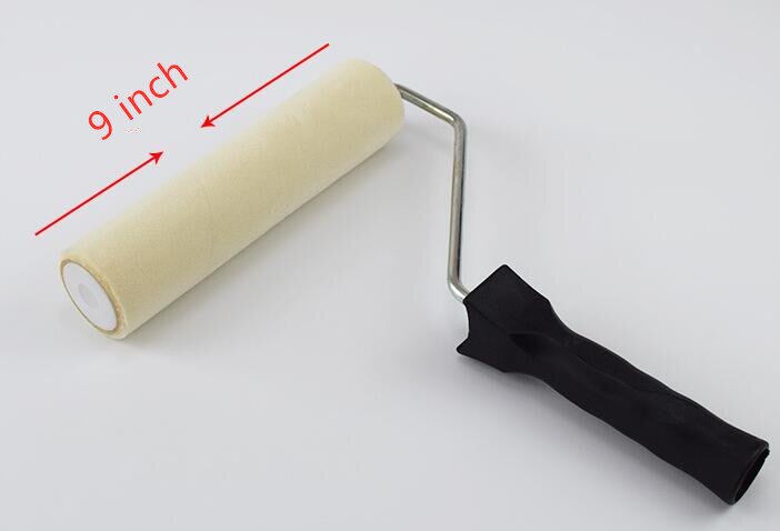 Wall Treatments tool Paint Roller Brush 9 inch fleece roll Handle Office Room decorative peinture painting tools: White