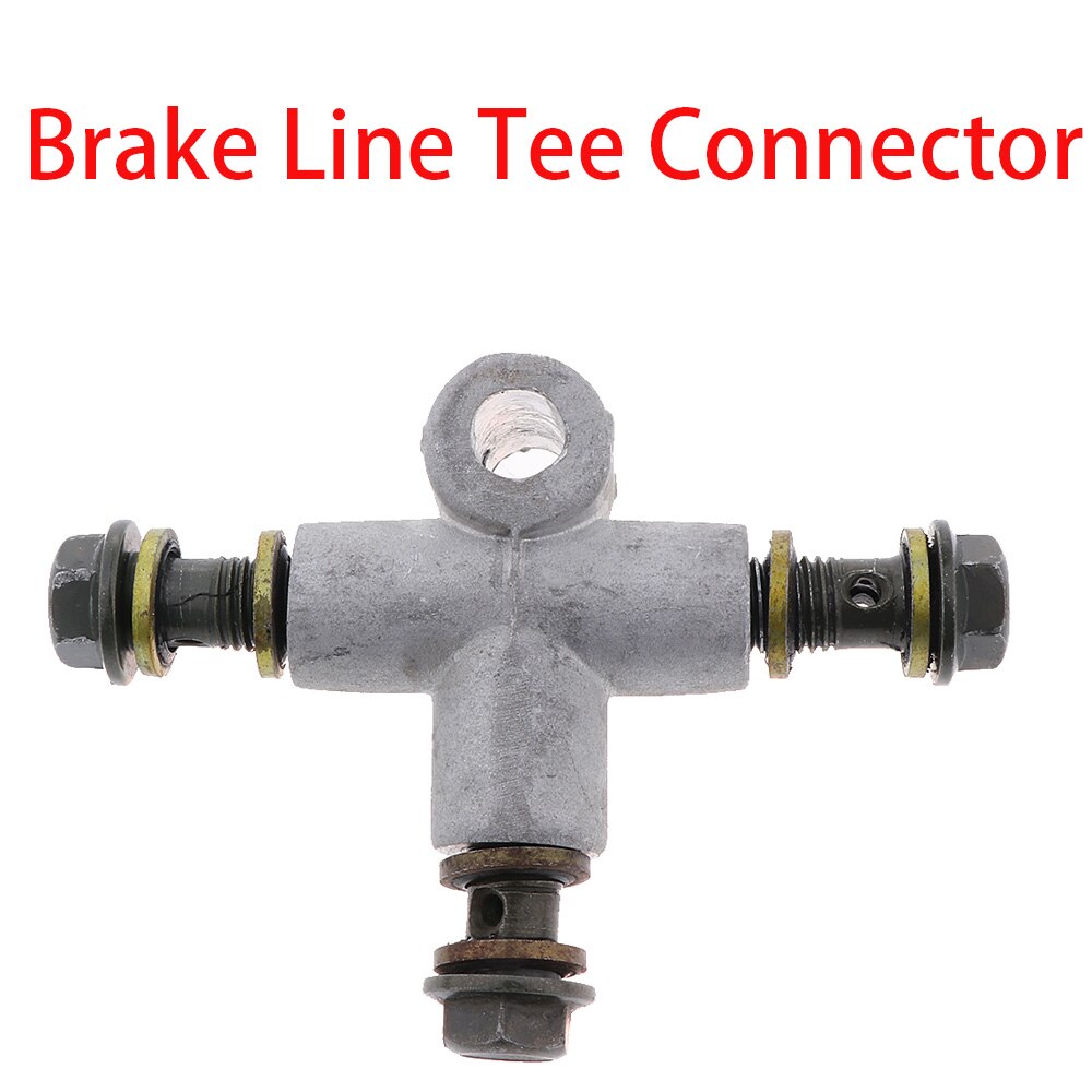 Hydraulic Brake Hose Line Pipe Connector Coupling Tee Fitting 3way Adapter Spliter TRAIL Quad ATV Quad Go karts For Motorcycle