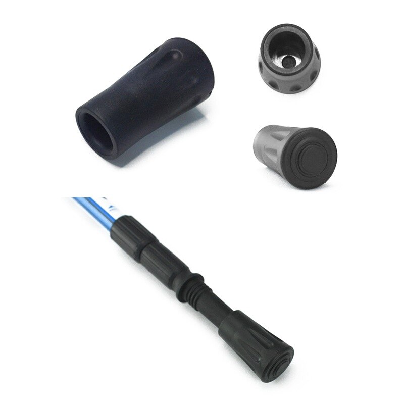 4 Stuks Vervangende Rubber Tips End Voor Wandelen Stok Walking Trekking Poles 4Cm
